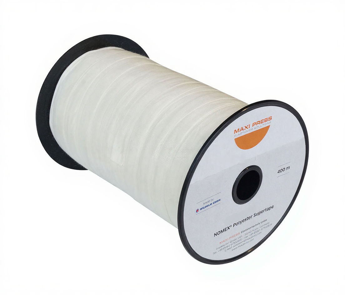 Лента киперная SUPERTAPE. 400 метров x 13 мм, температура 195º C. Импорт.