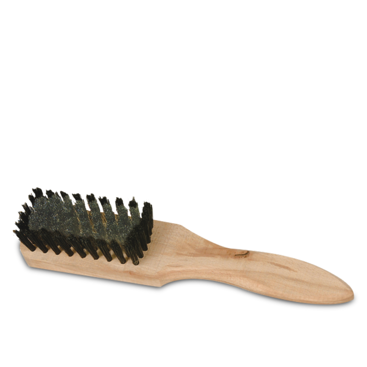 Щетка для замши комбинированная. Щетина из нейлона и стали. Ворс 25 мм. Импорт.