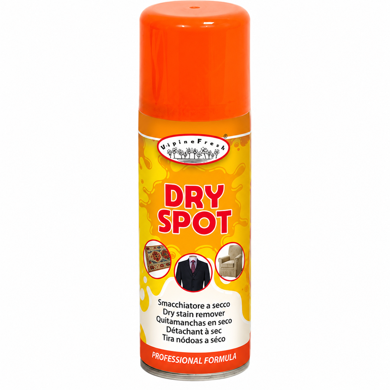 Аэрозоль Hygienfresh DRY SPOT – спрей для удаления жировых и масляных пятен 200 мл. Импорт.