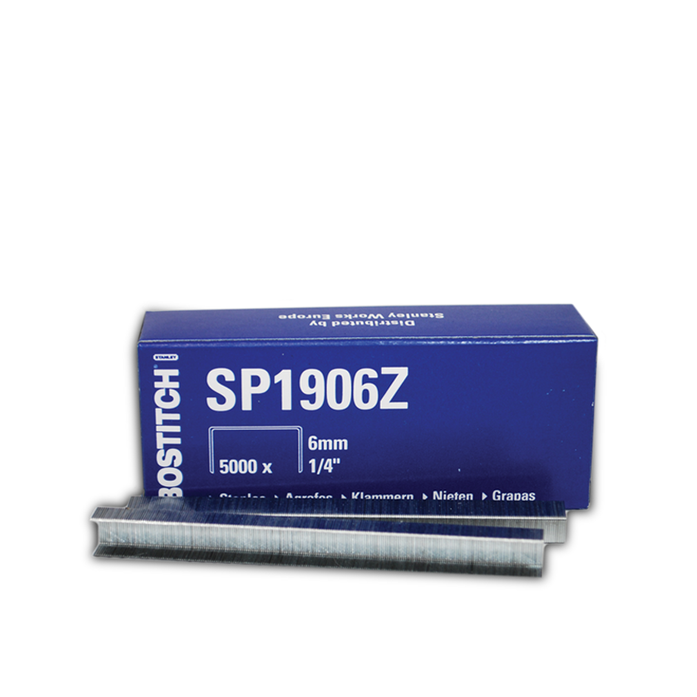 Скобы для степлера Bostitch Р3, 6 мм, для деликатных вещей. Упаковка 5000 шт. Импорт.