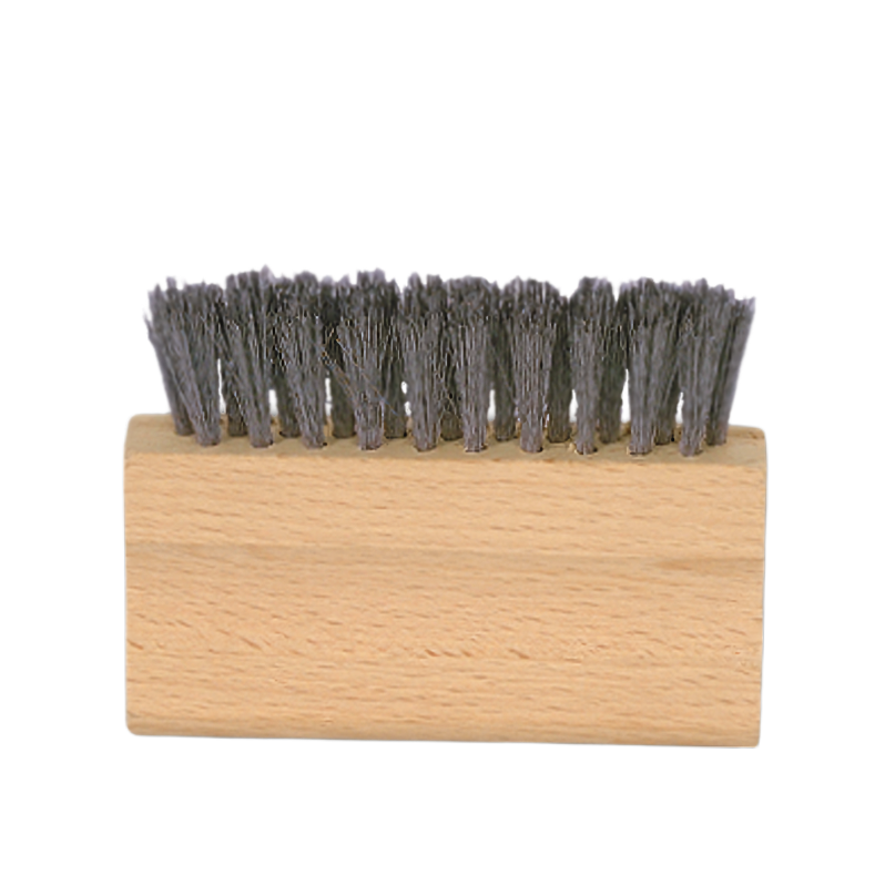 Щетка для замши со стальным ворсом средней жесткости без ручки. Ворс 25 мм. Импорт.