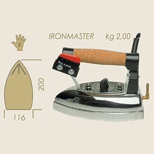 Утюг электро-паровой IRON MASTER, 800 W, Kg 2,00 A=200 B=116