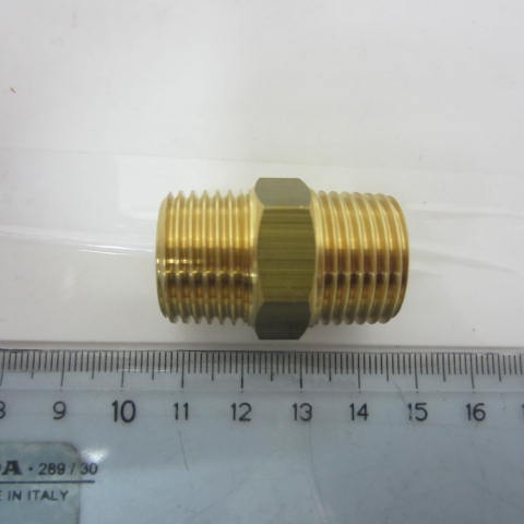 Переходник под шланг 1/2" - 1/2" (ниппель)