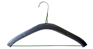 Поролоновые накладки темно-серые для вешалок. Толщина 10 мм. Упаковка 60 шт. Импорт.